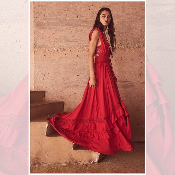 Free People NWT Santa Maria Maxi Dress Endless Summer - Picture 4 of 6